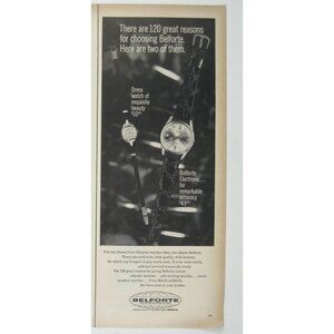 Print Ad Belforte Watches MOD Fashion ADVERTISEMENT